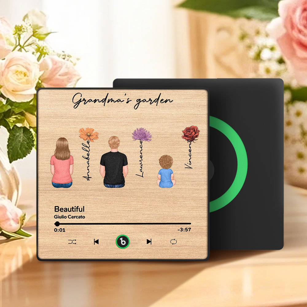 Mother's Day Custom Music Fridge MagnetMusic Wall Photo Sticker That Plays Music Without Cell Phone Multiple Styles - MyFaceUnderwearAU
