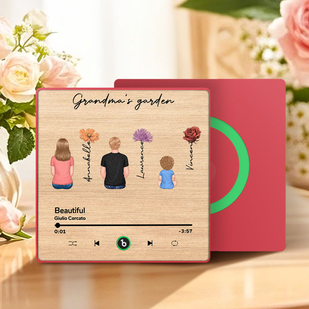 Mother's Day Custom Music Fridge MagnetMusic Wall Photo Sticker That Plays Music Without Cell Phone Multiple Styles - MyFaceUnderwearAU