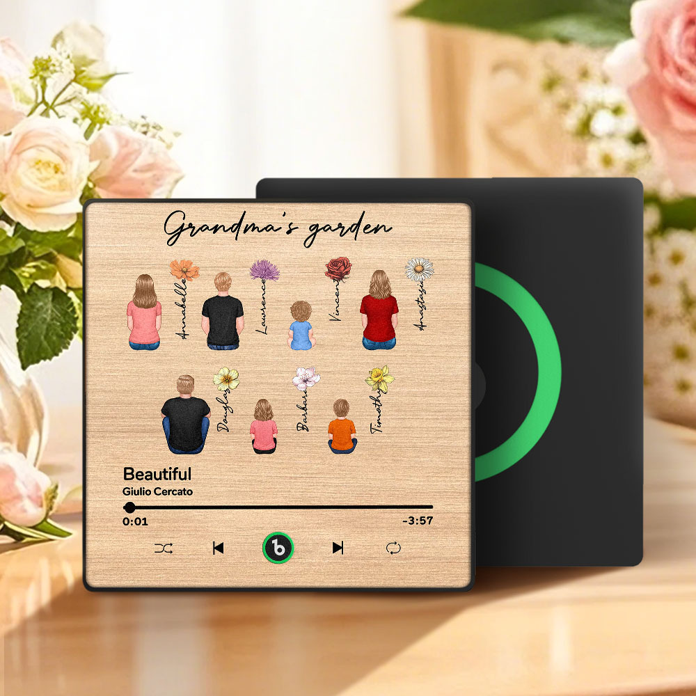 Mother's Day Custom Music Fridge MagnetMusic Wall Photo Sticker That Plays Music Without Cell Phone Multiple Styles - MyFaceUnderwearAU