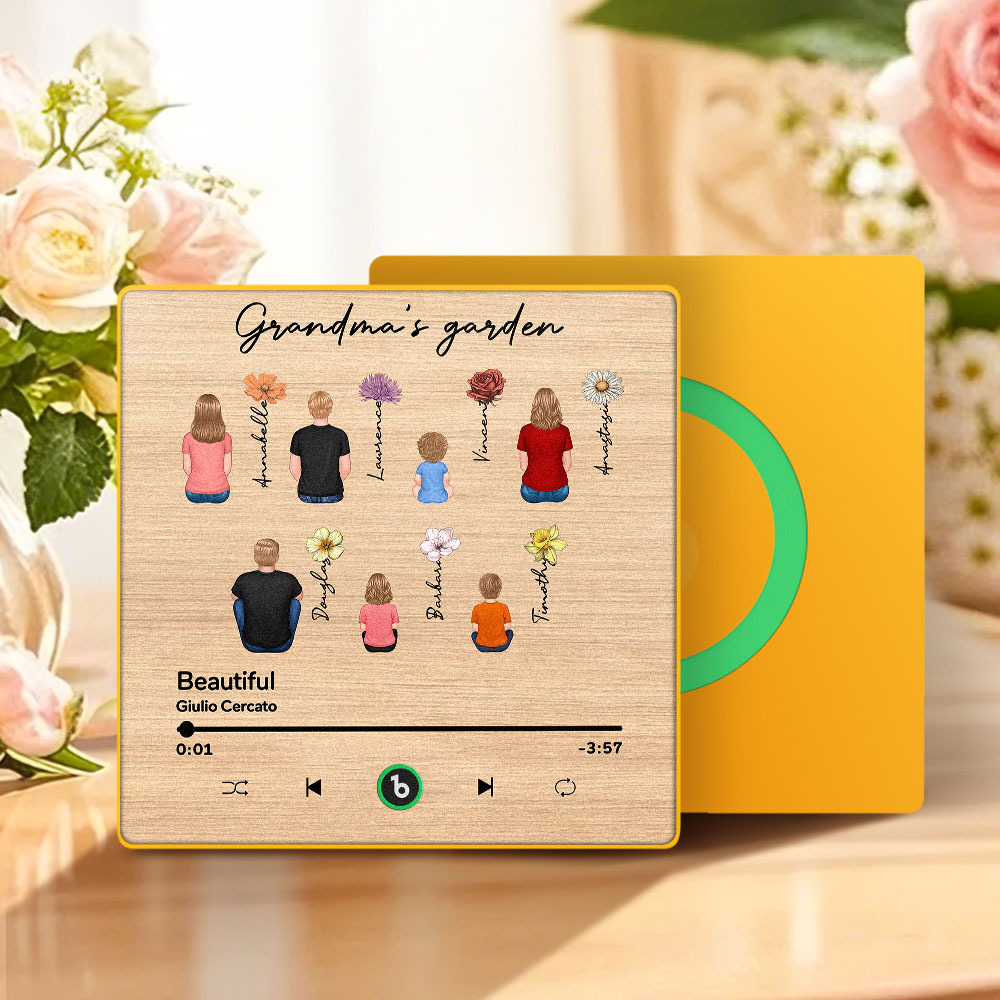 Mother's Day Custom Music Fridge MagnetMusic Wall Photo Sticker That Plays Music Without Cell Phone Multiple Styles - MyFaceUnderwearAU