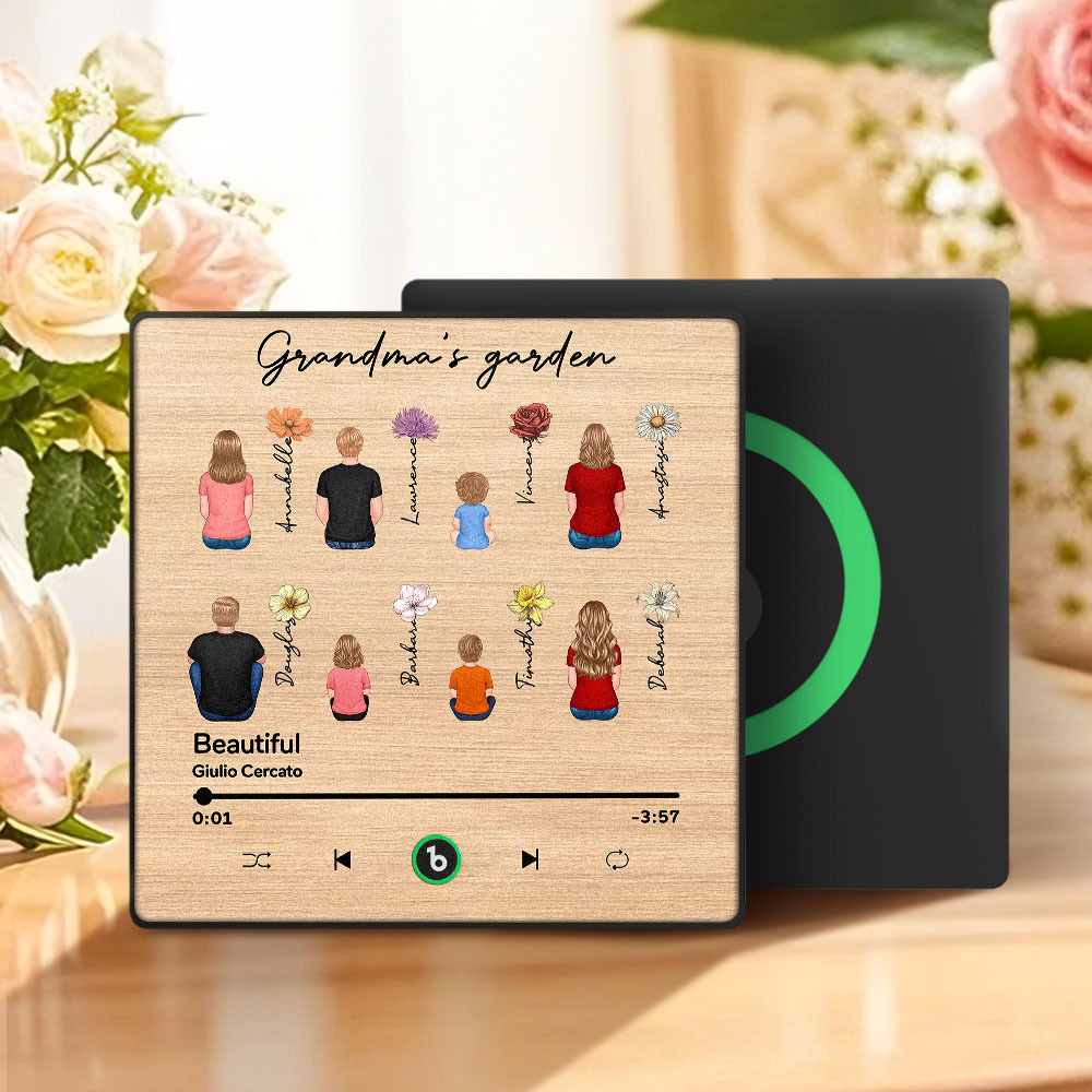 Mother's Day Custom Music Fridge MagnetMusic Wall Photo Sticker That Plays Music Without Cell Phone Multiple Styles - MyFaceUnderwearAU