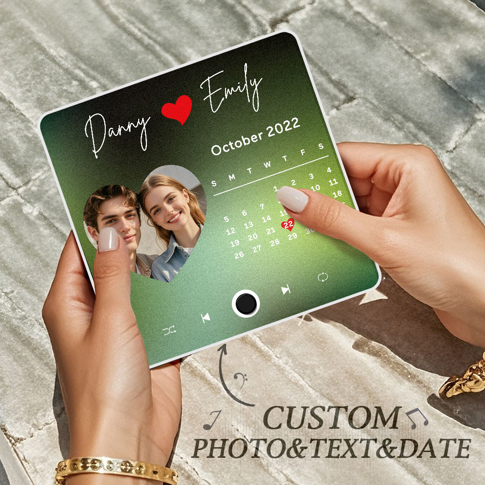 Custom Photo and Name Album Music Fridge Magnet Christmas Gifts Custom Phone Spotify Music Fridge Magnet Pro