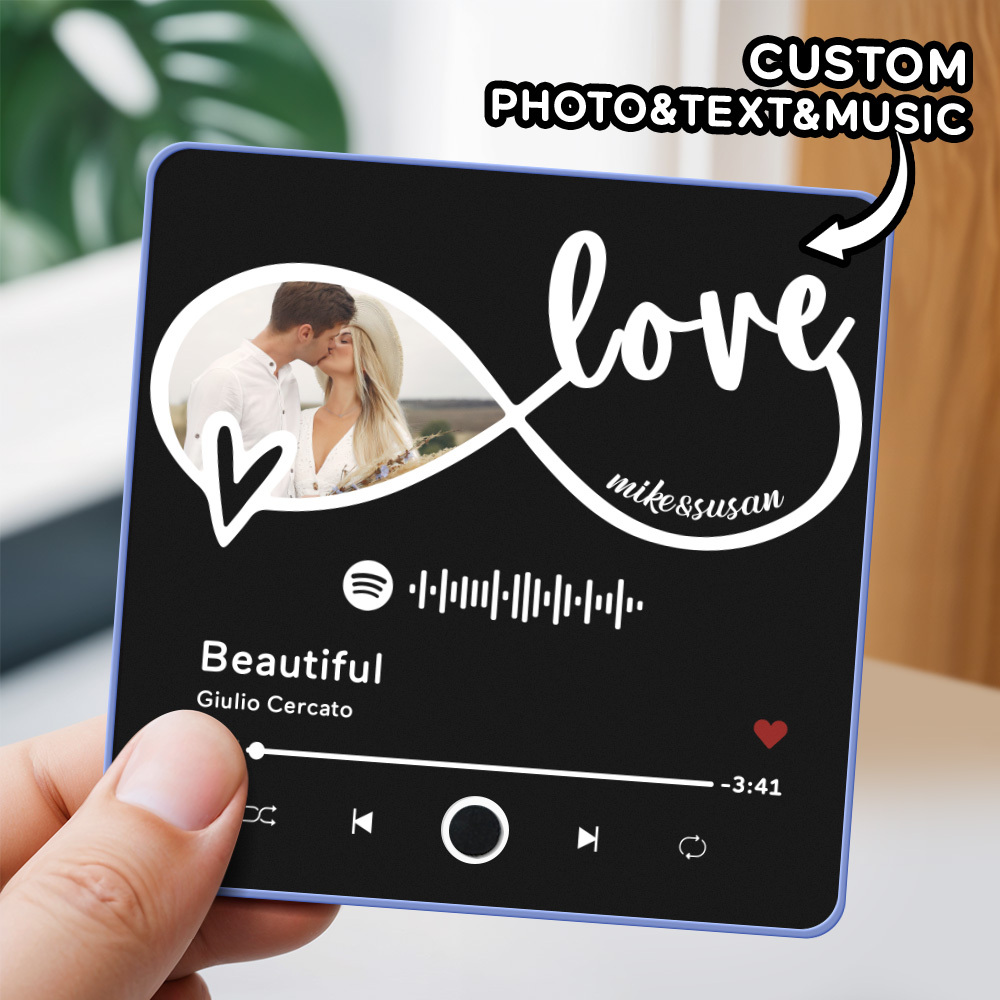 Custom Photo Album Music Fridge Magnet Flower Custom Music Fridge Magnet Pro