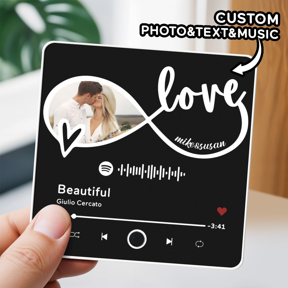Custom Photo Album Music Fridge Magnet Flower Custom Music Fridge Magnet Pro