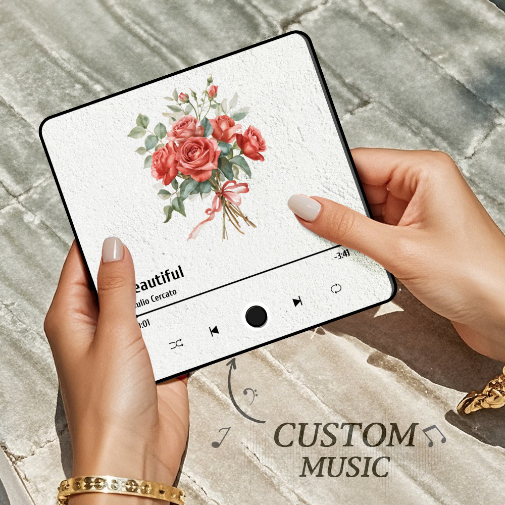 Custom Photo Album Music Fridge Magnet Flower Custom Music Fridge Magnet Pro