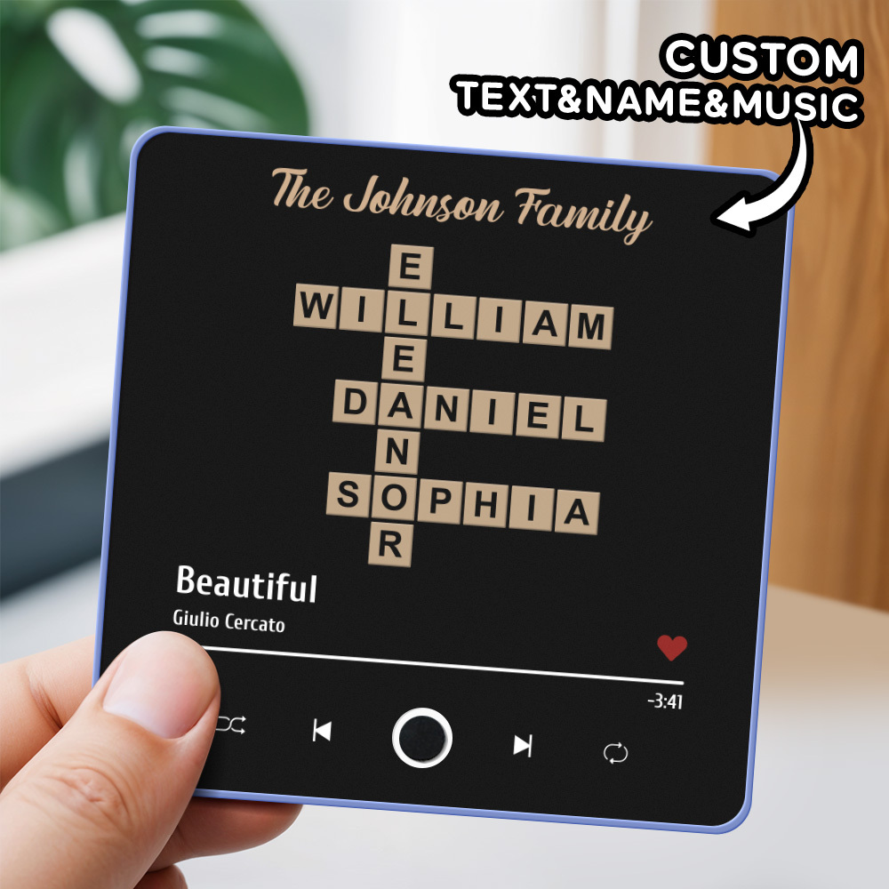 Custom Photo Album Music Fridge Magnet Flower Custom Music Fridge Magnet Pro