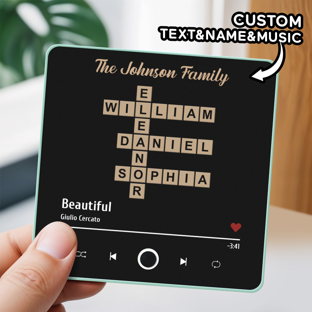 Custom Photo Album Music Fridge Magnet Flower Custom Music Fridge Magnet Pro