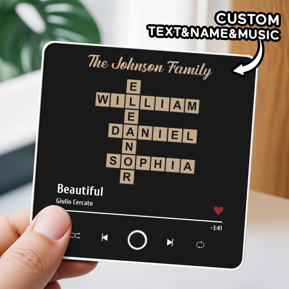 Custom Photo Album Music Fridge Magnet Flower Custom Music Fridge Magnet Pro