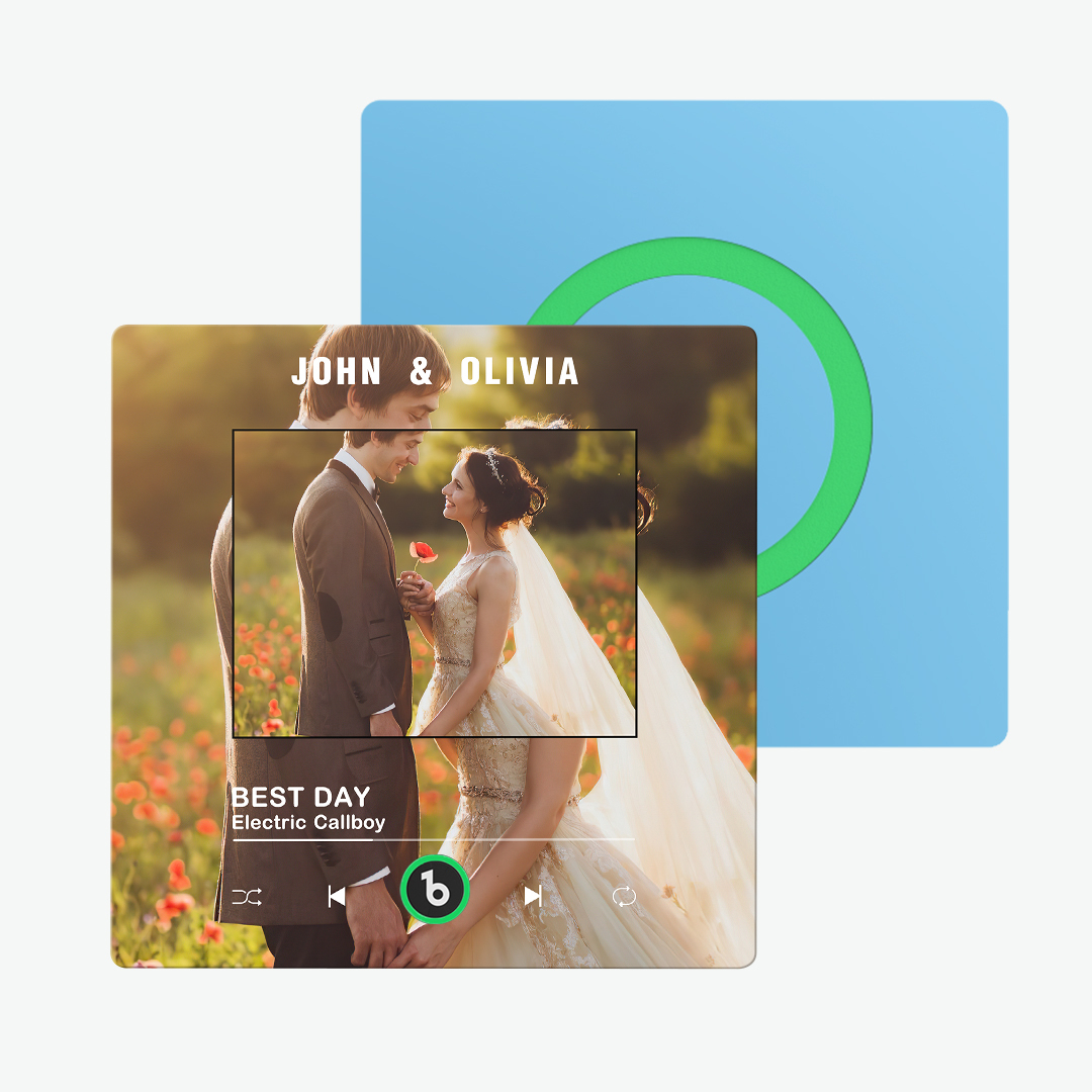 Custom Music Fridge Magnet Album Fridge Magnet Wedding Gifts Colorful - MyFaceUnderwearAU