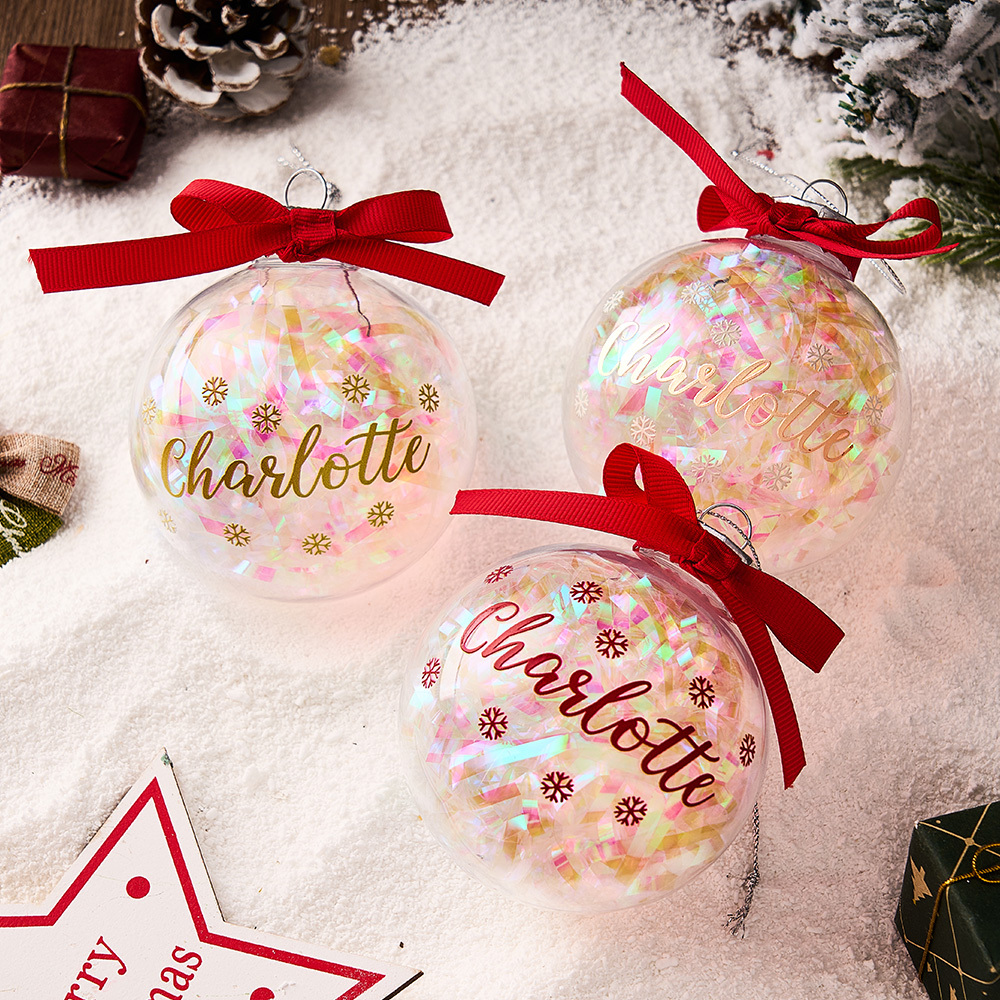 Personalized Christmas Ball Ornaments Name Ornaments  Christmas Decor - MyFaceUnderwearAU