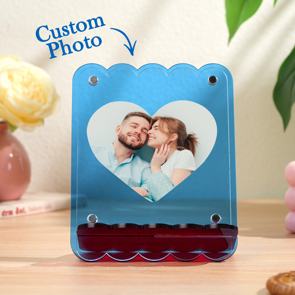 Custom Photos Acrylic Photo Frame Free-Standing Personalize Frames Immortalize Picture - MyFaceUnderwearAU
