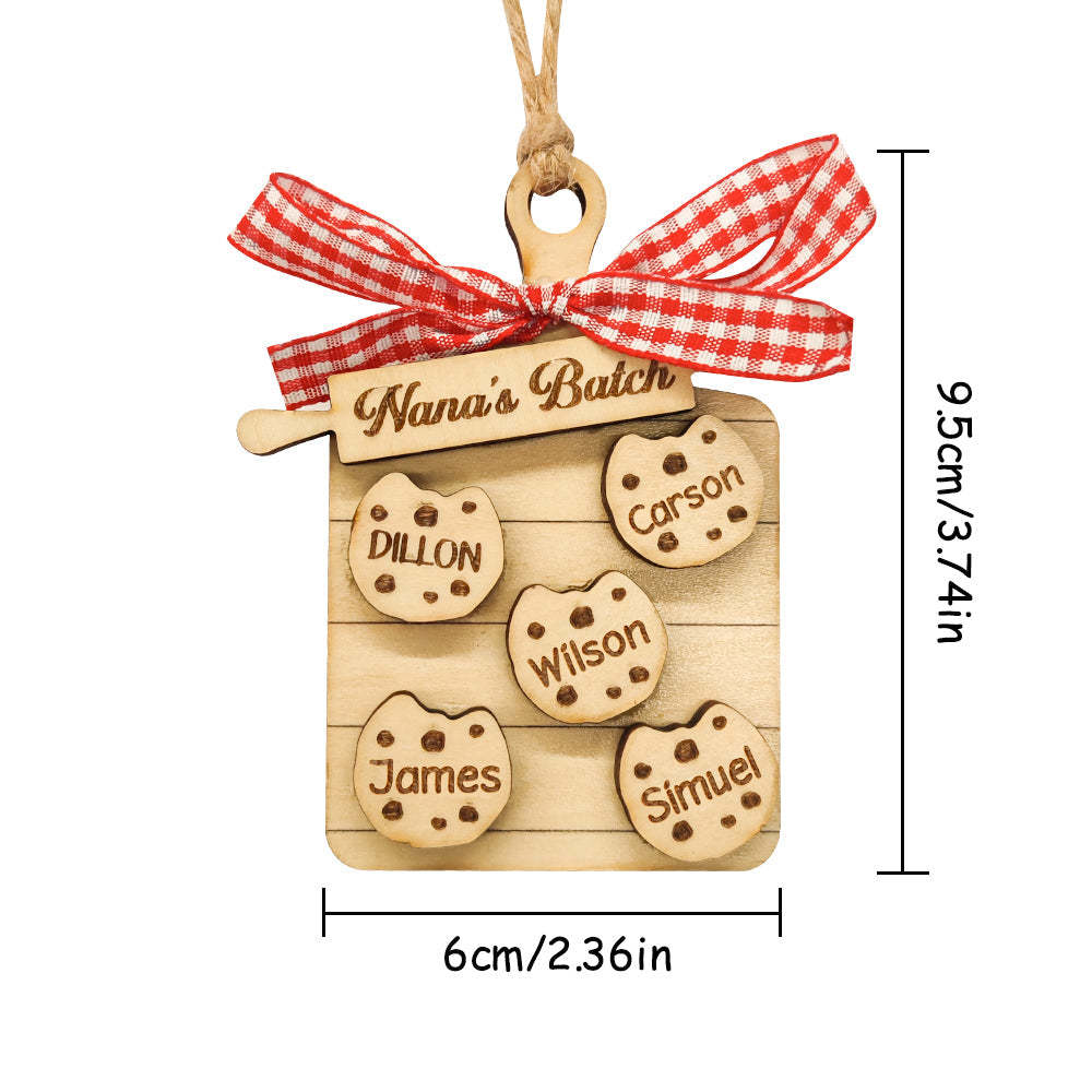 Personalized Family Ornament Custom Family Name Christmas Cookie Ornament Gifts - MyFaceUnderwearAU