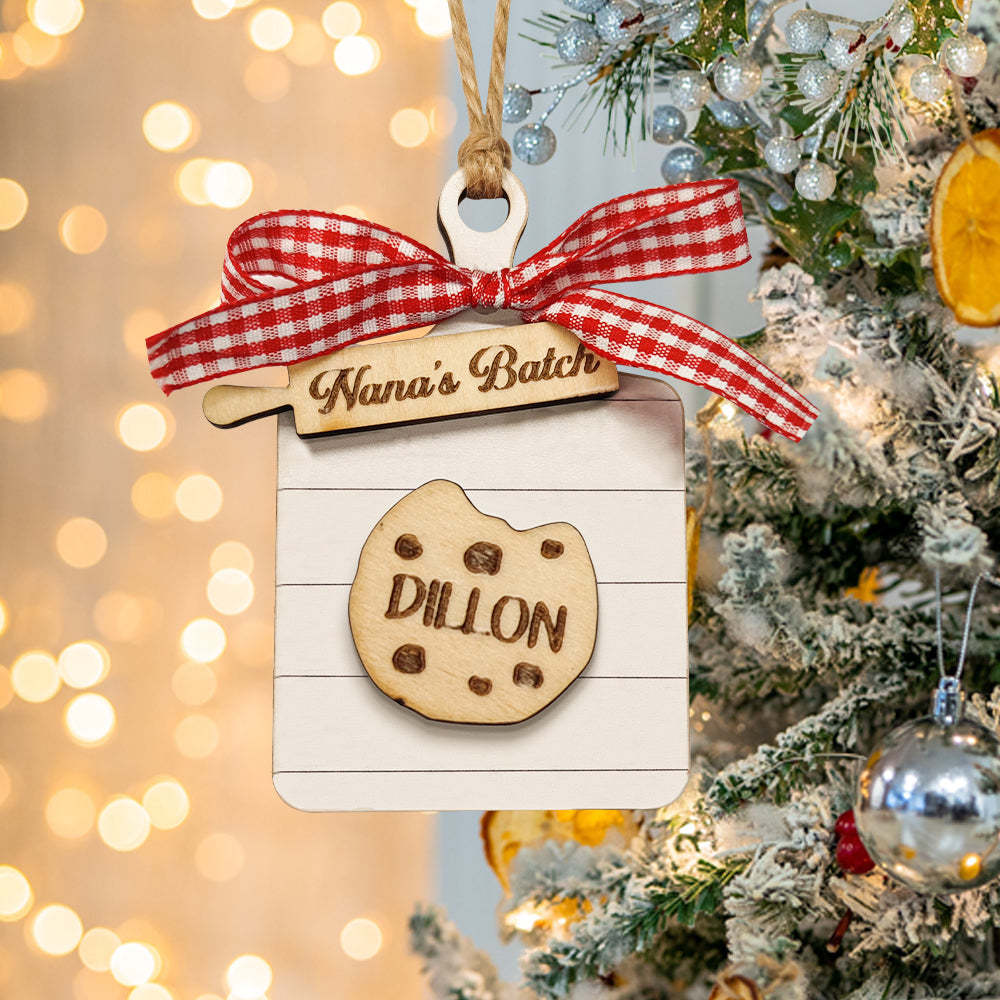 Personalized Family Ornament Custom Family Name Christmas Cookie Ornament Gifts - MyFaceUnderwearAU
