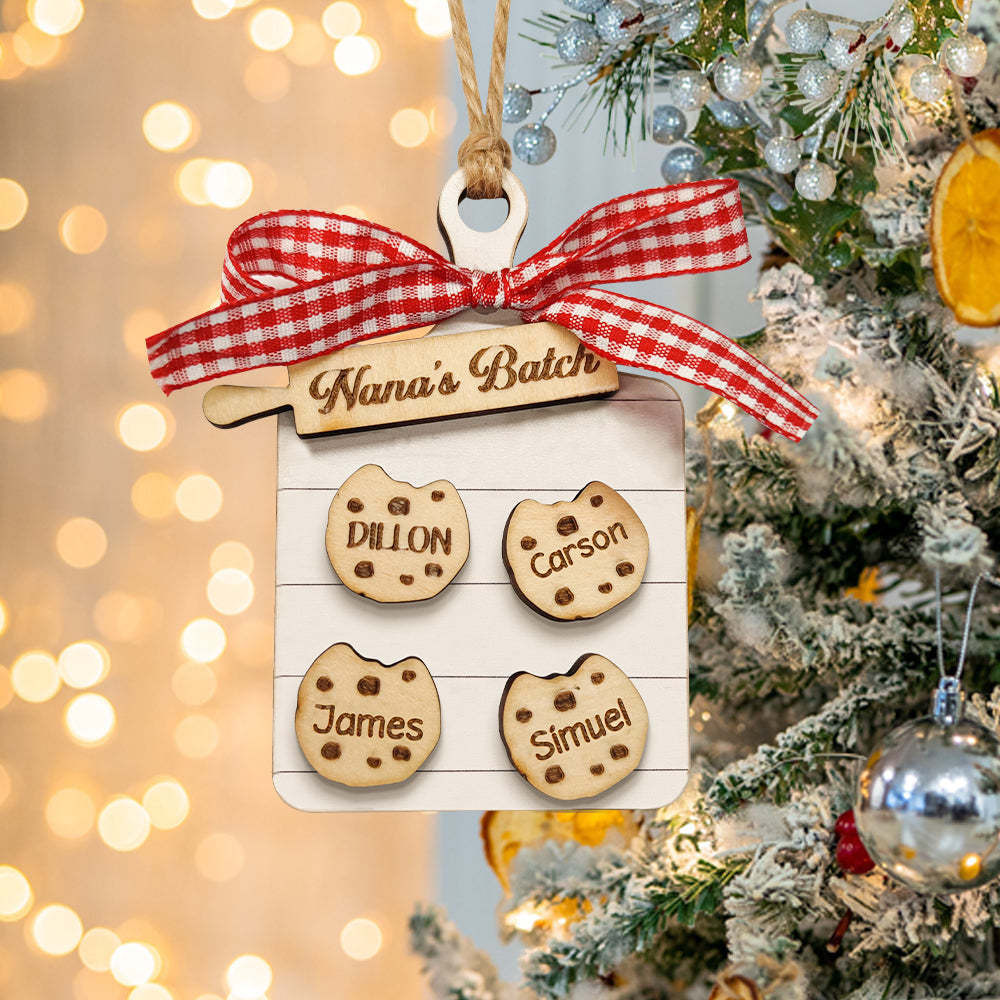 Personalized Family Ornament Custom Family Name Christmas Cookie Ornament Gifts - MyFaceUnderwearAU