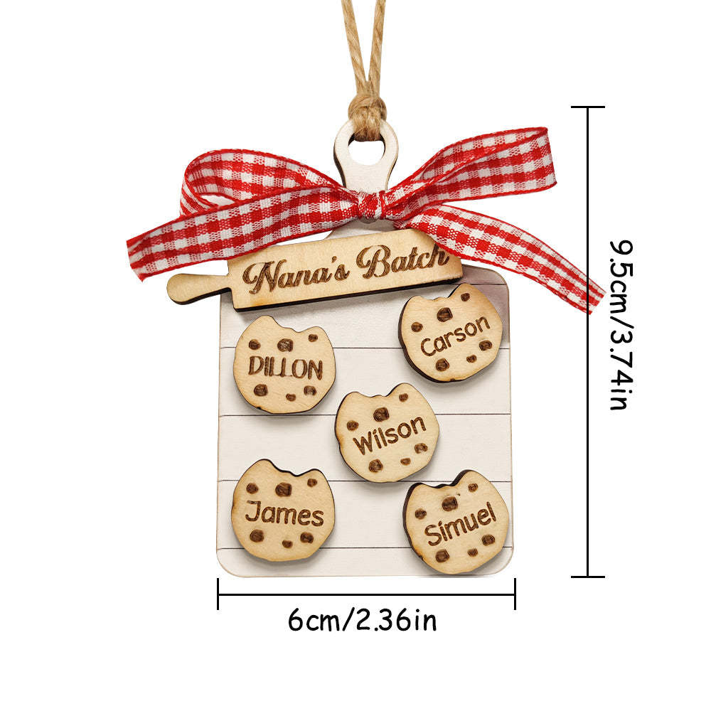 Personalized Family Ornament Custom Family Name Christmas Cookie Ornament Gifts - MyFaceUnderwearAU