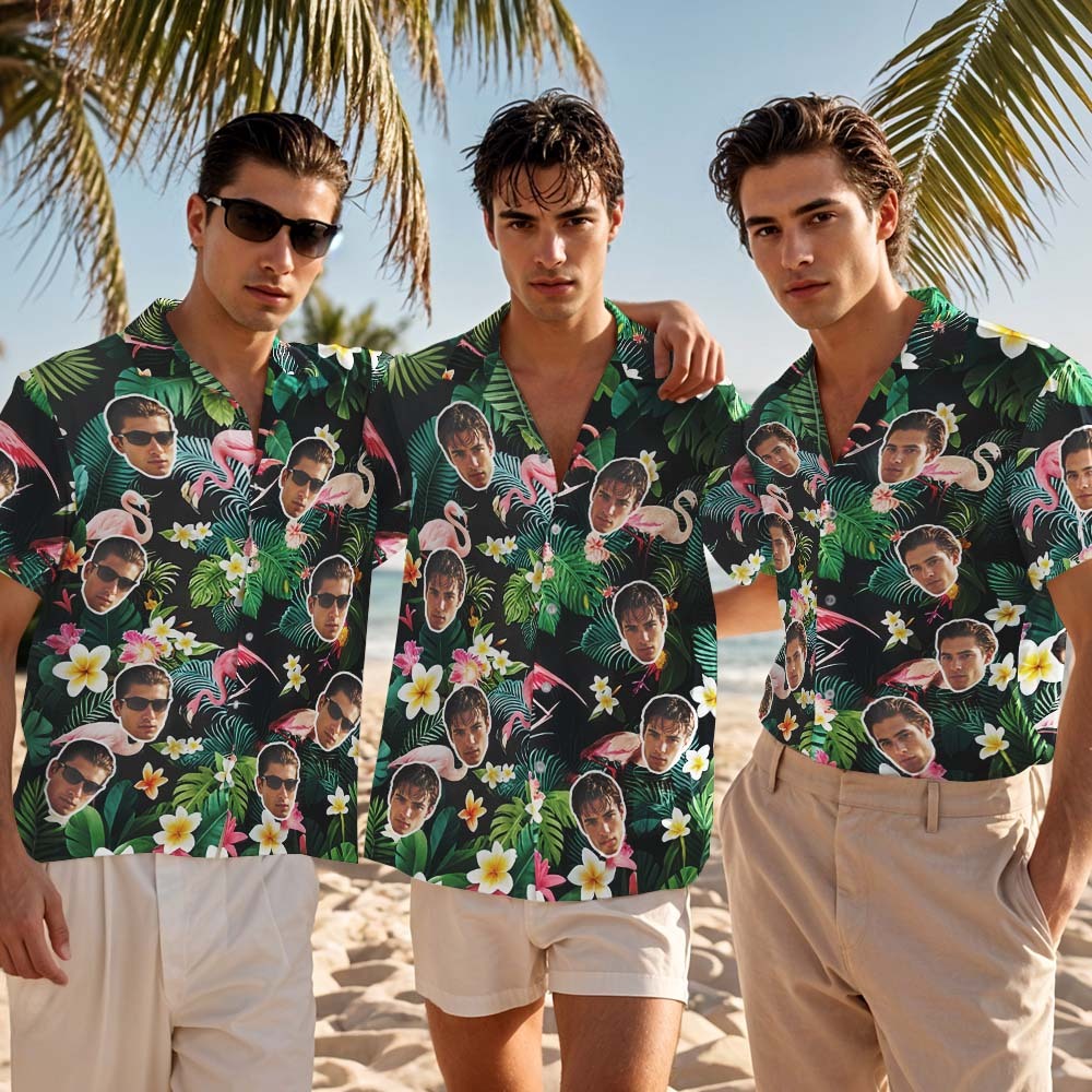 Custom Hawaiian Shirt Blue leaves Personalized Photo Hawaiian Shirt Funny Vacation Party Shirts
Custom Hawaiian Shirt Blue leaves Personalized Photo Hawaiian Shirt Funny Vacation Party Shirts - MyFaceUnderwearAU