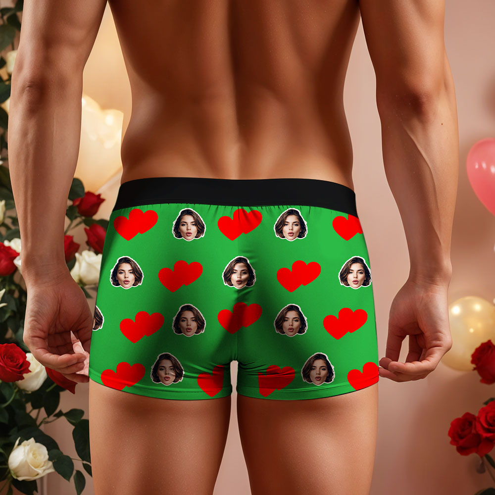 Custom Men's Face Boxer This Belong to Name Face Boxer Briefs Personalized Face Boxer Briefs Valentine's Day Underwear Gift - MyFaceUnderwearAU