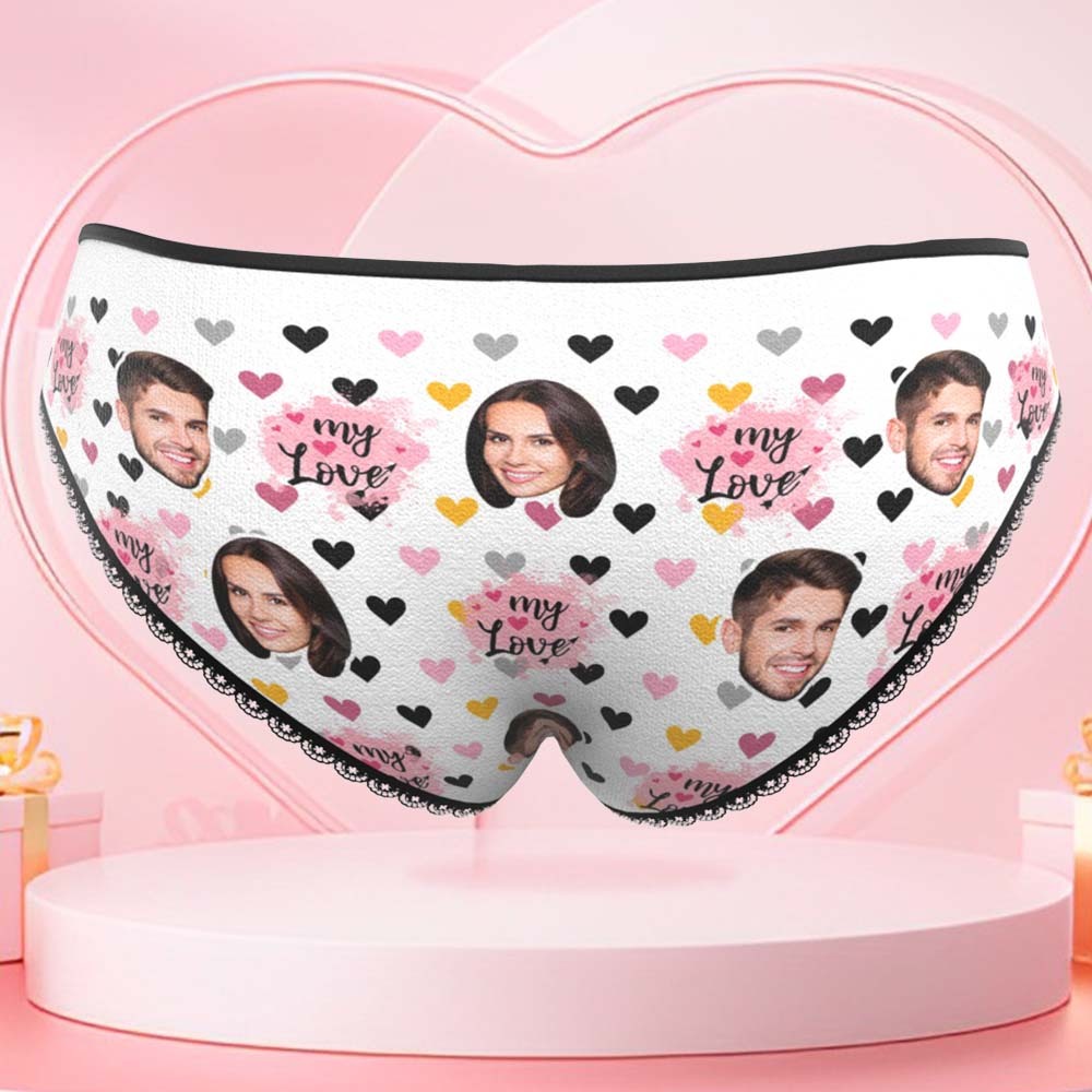 Custom Face Women's Panties Personalised Photo Underwear Choking Hazard Funny Gifts - MyFaceUnderwearAU