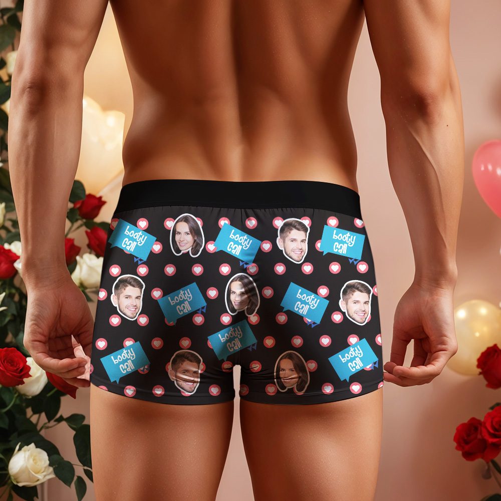 Custom Boxer Customized Photo Boxer Personalised Face Boxer My Love Gift For Him - MyFaceUnderwearAU