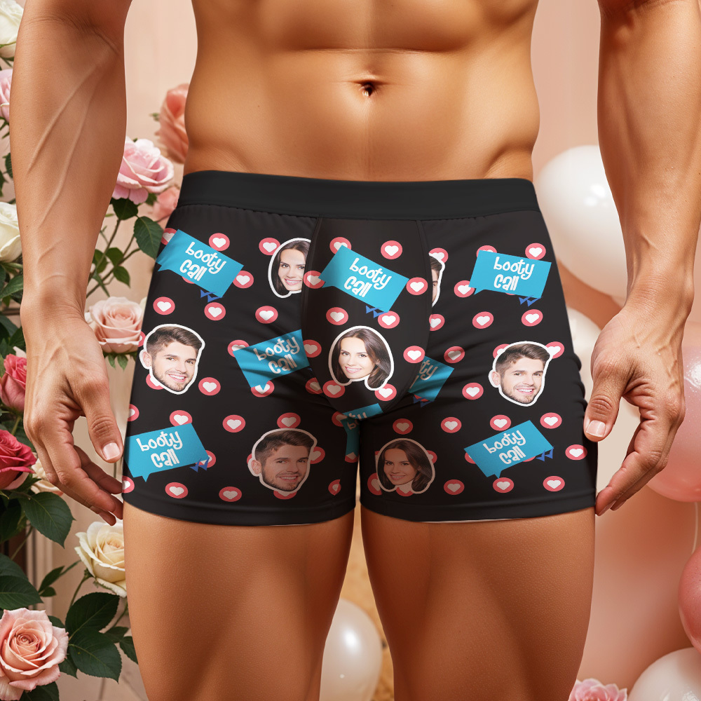 Custom Boxer Customized Photo Boxer Personalised Face Boxer My Love - MyFaceUnderwearAU