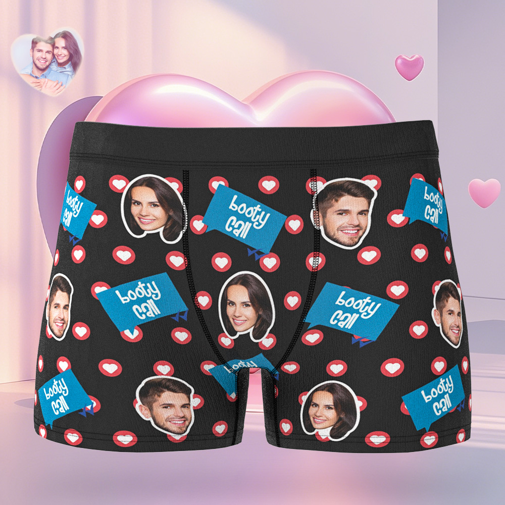 Custom Boxer Customized Photo Boxer Personalised Face Boxer My Love - MyFaceUnderwearAU