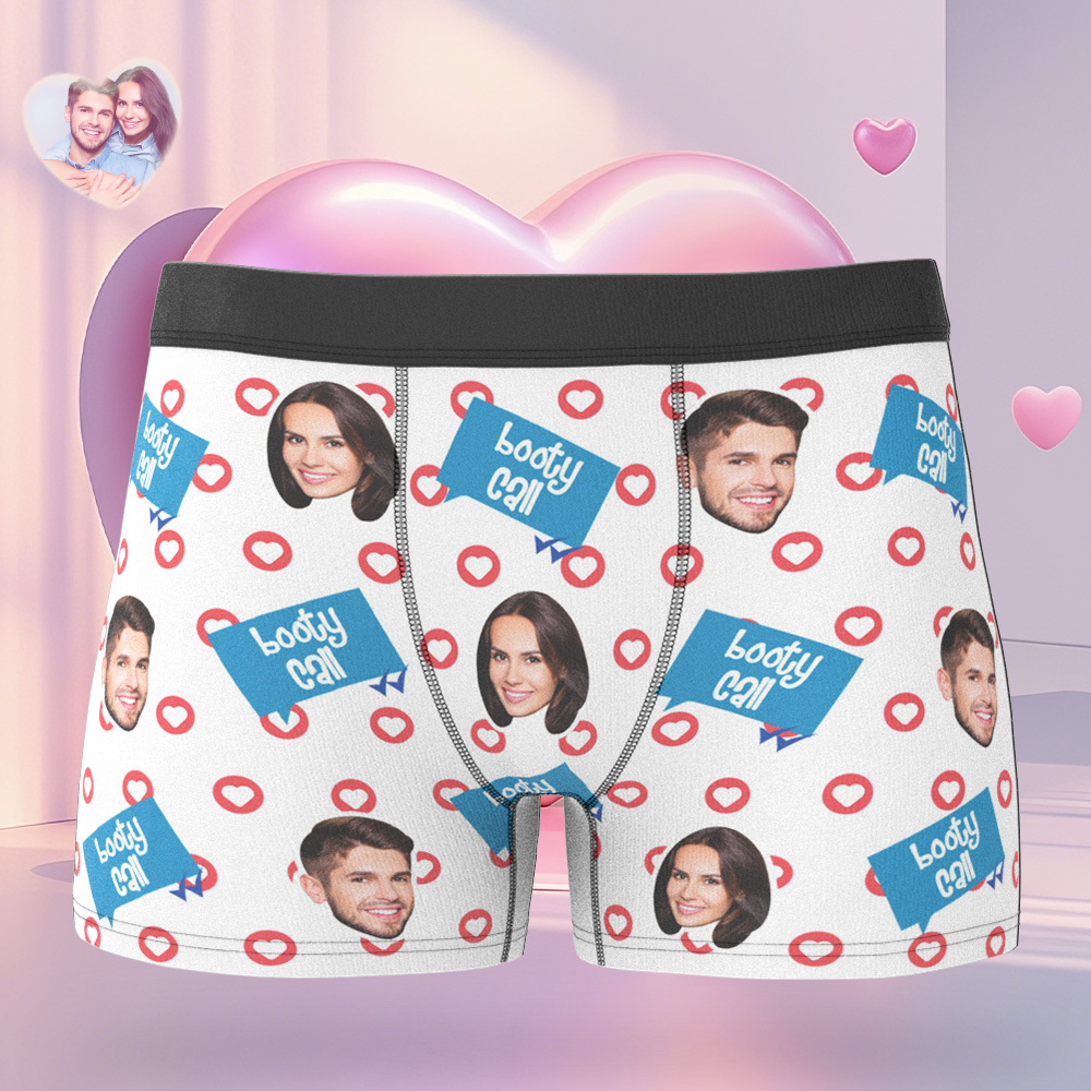 Custom Boxer Customized Photo Boxer Personalised Face Boxer My Love - MyFaceUnderwearAU