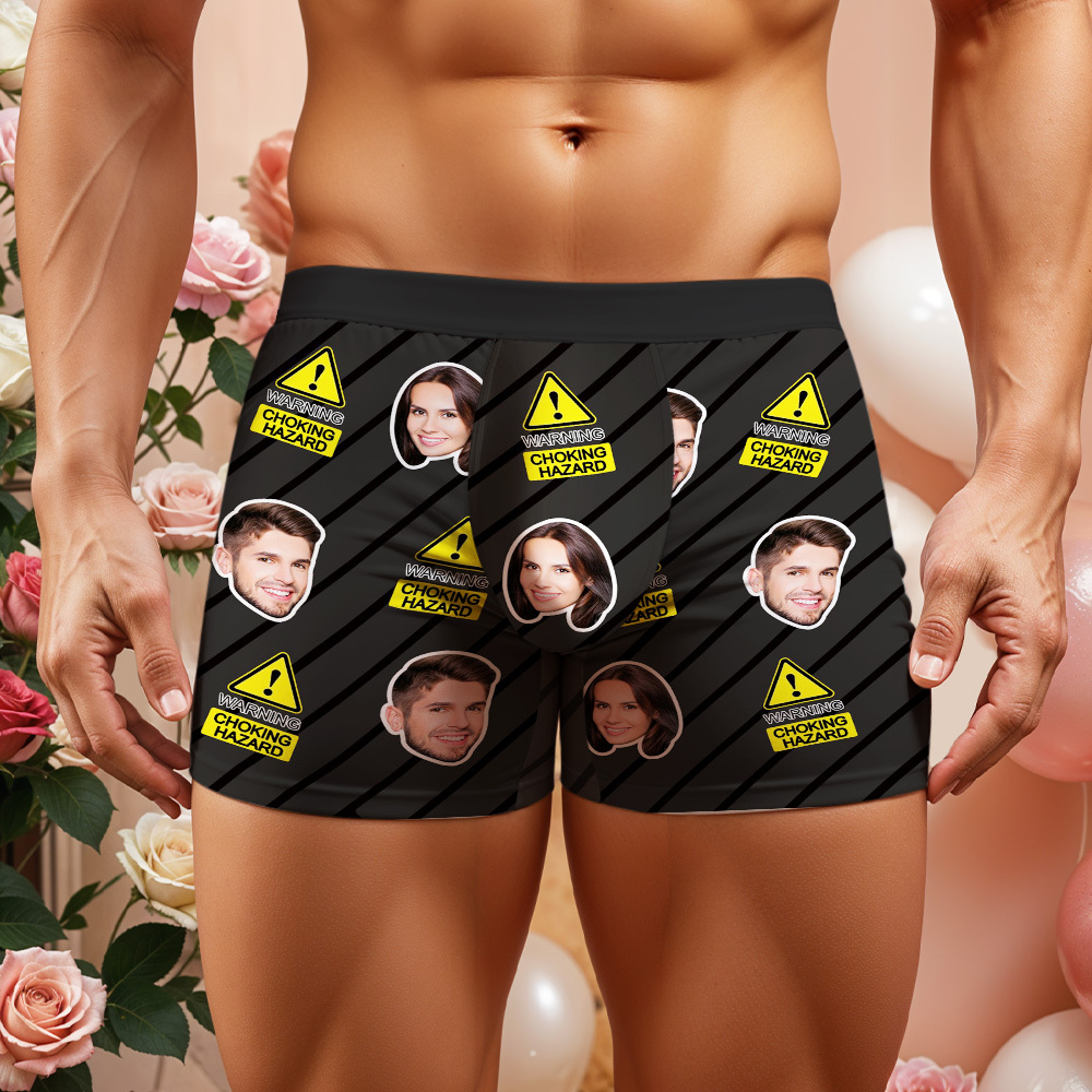 Custom Boxer Customized Photo Boxer Personalised Face Boxer My Love - MyFaceUnderwearAU