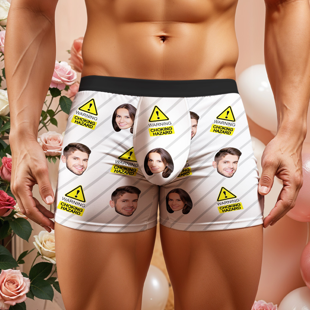 Custom Boxer Customized Photo Boxer Personalised Face Boxer My Love - MyFaceUnderwearAU