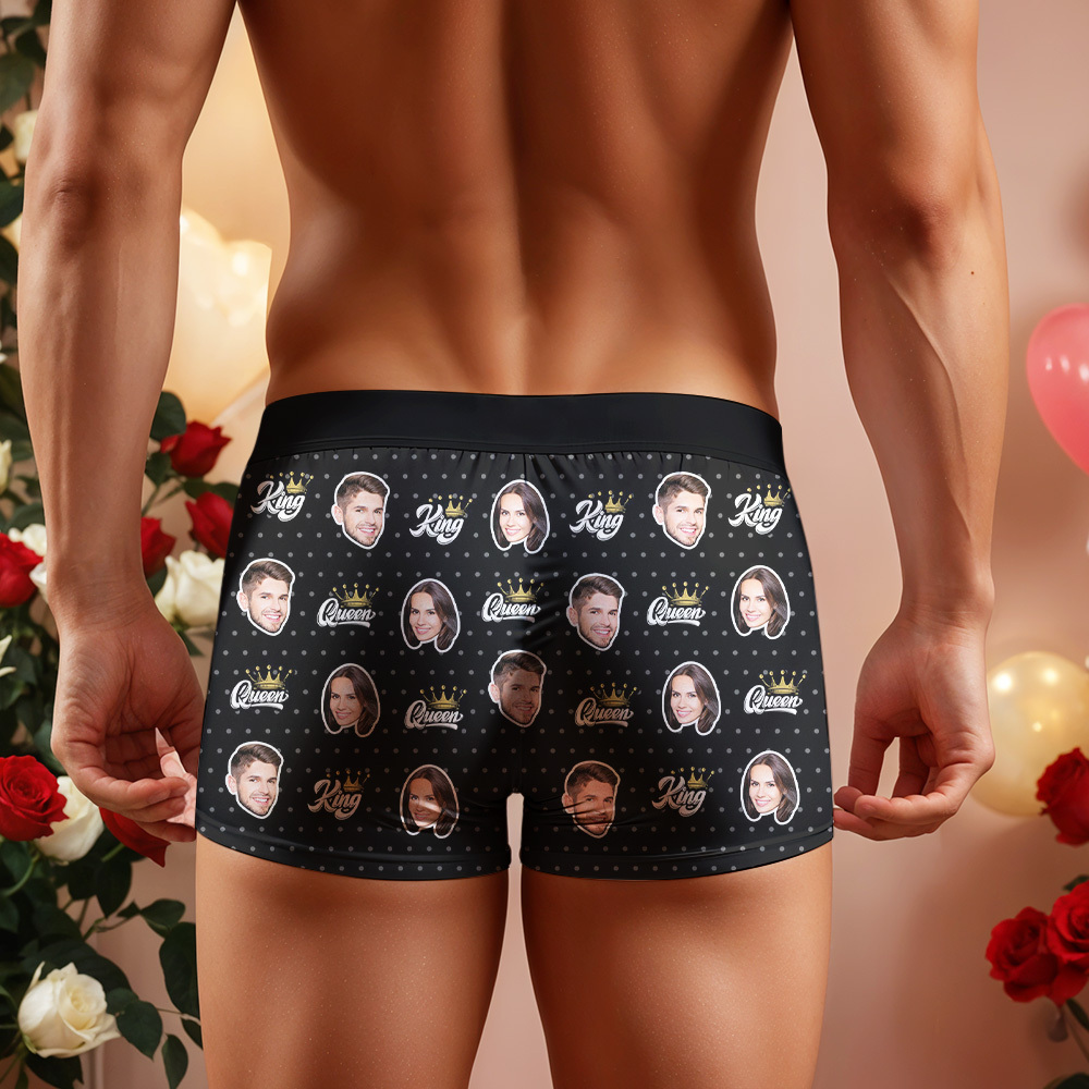 Custom Boxer Customized Photo Boxer Personalised Face Boxer My Love - MyFaceUnderwearAU