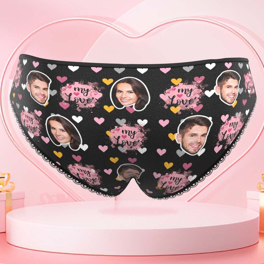 Custom Face Women's Panties Personalised Photo Underwear Choking Hazard Funny Gifts - MyFaceUnderwearAU