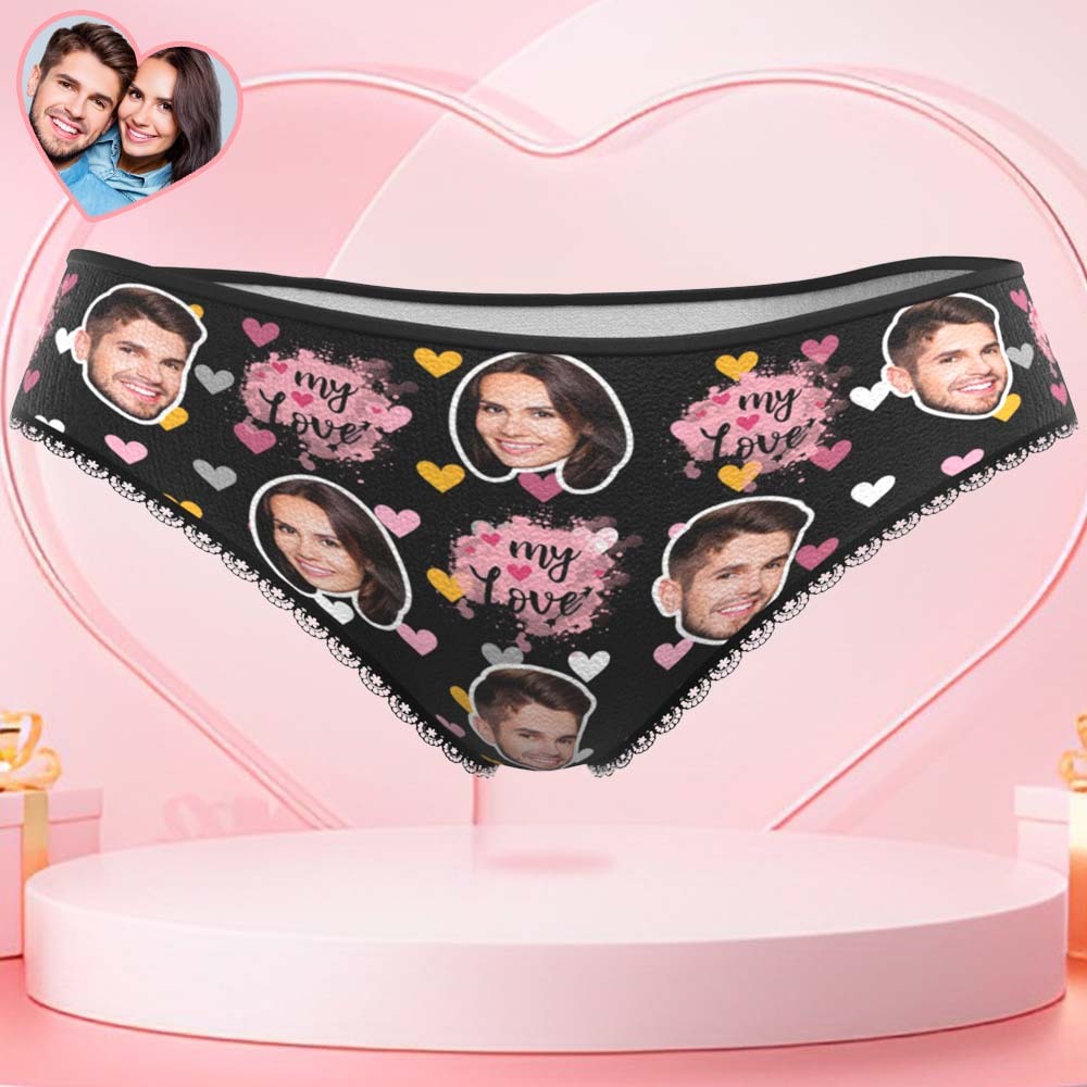 Custom Face Women's Panties Personalised Photo Underwear Choking Hazard Funny Gifts - MyFaceUnderwearAU