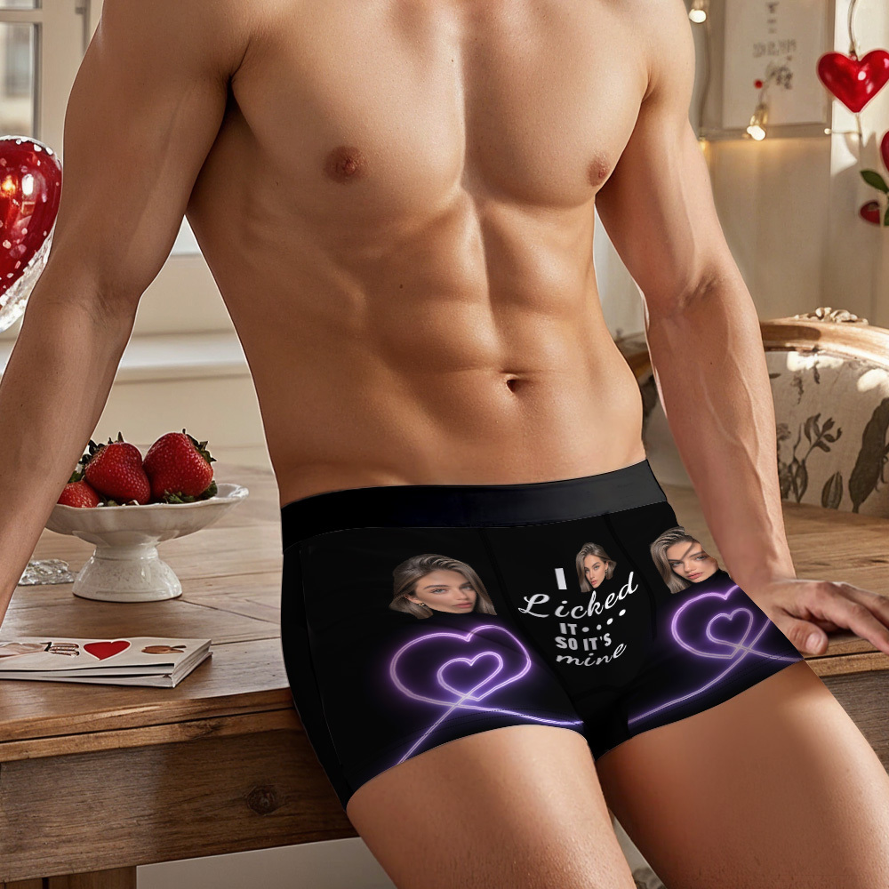 Personalized Novelty Face Boxers Briefs Custom Underwear Custom Girlfriend Face Printed Photo Boxer Underwear - MyFaceUnderwearAU