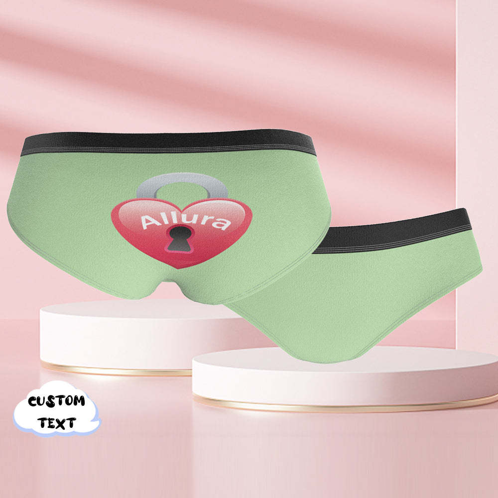 Custom Engraved Underwear Creative Lock Funny Gifts - MyFaceUnderwearAU