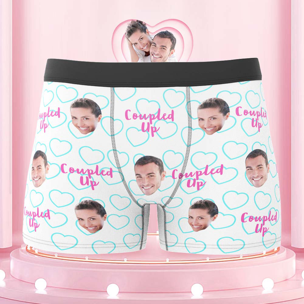 Custom Face Boxers Briefs Personalised Men's Shorts With Photo - MyFaceUnderwear