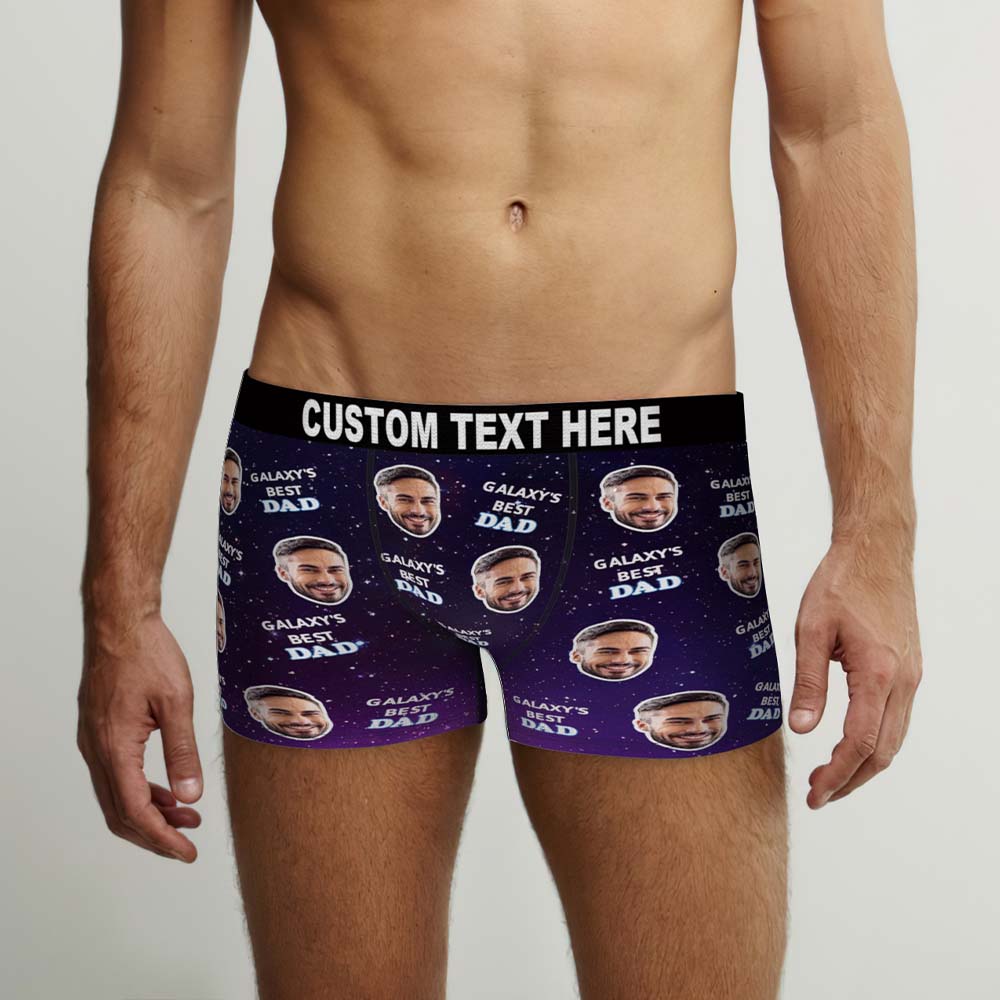 Custom Face Boxers Briefs Personalised Men's Shorts With Photo - MyFaceUnderwear