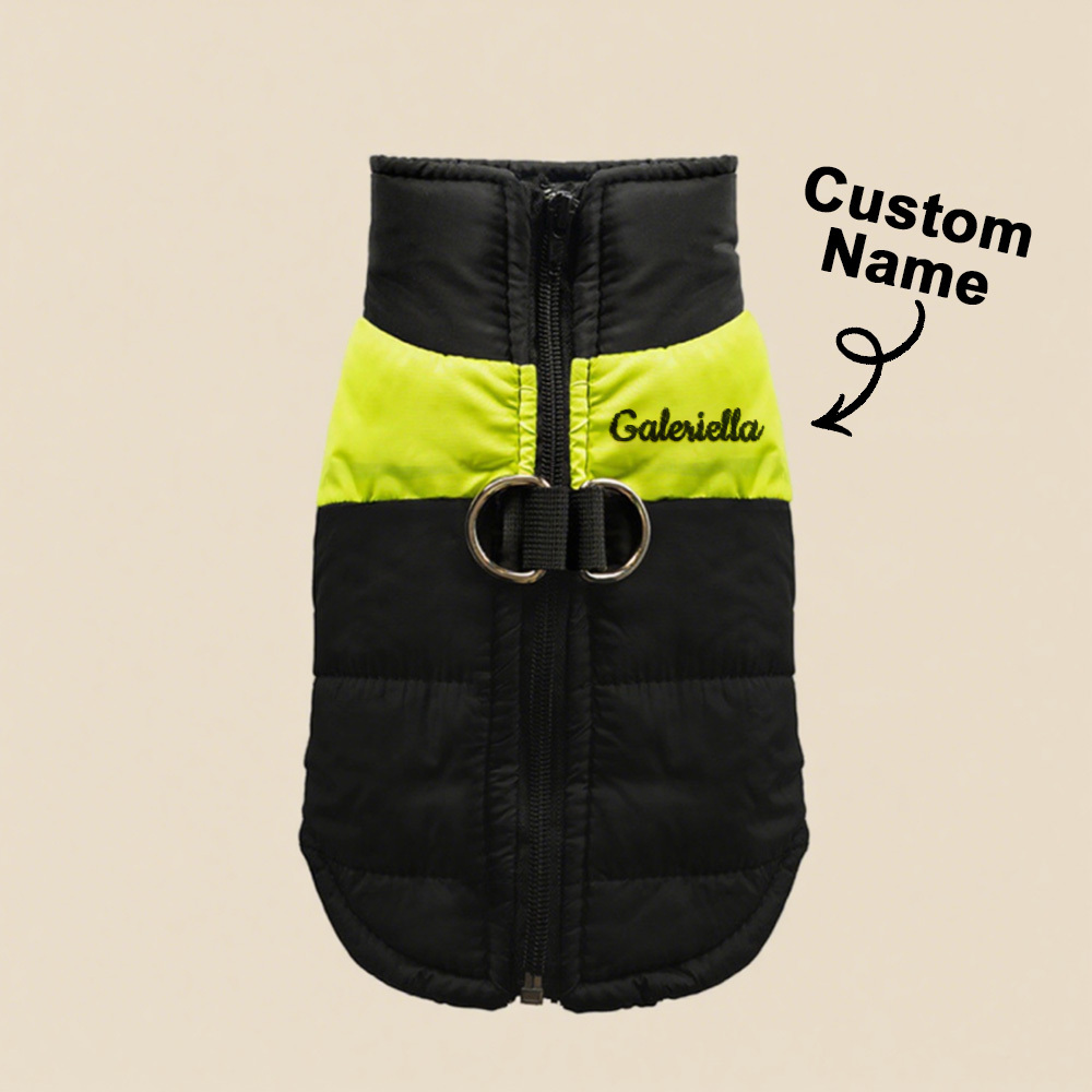 Personalized Embroidery Pet Warm Cotton Vest - MyFaceUnderwearAU