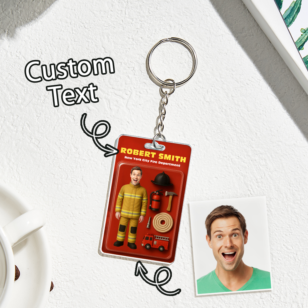 Custom 3D Effect Action Figure Customizable Head Packaging Toy Box Sty