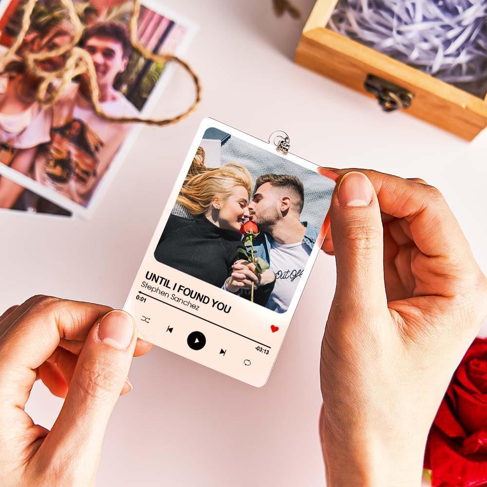 Personalized Photo Rear View Mirror Accessory Favorite Song Title - MyFaceUnderwearAU