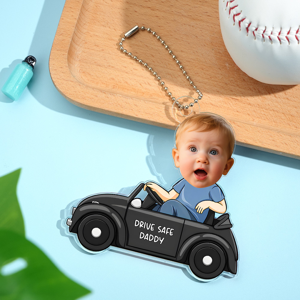 Custom Photo A Baby Makes Love Stronger - Family Personalized Custom Car Ornament - Acrylic Custom Shaped - Gift For Family Members - MyFaceUnderwearAU