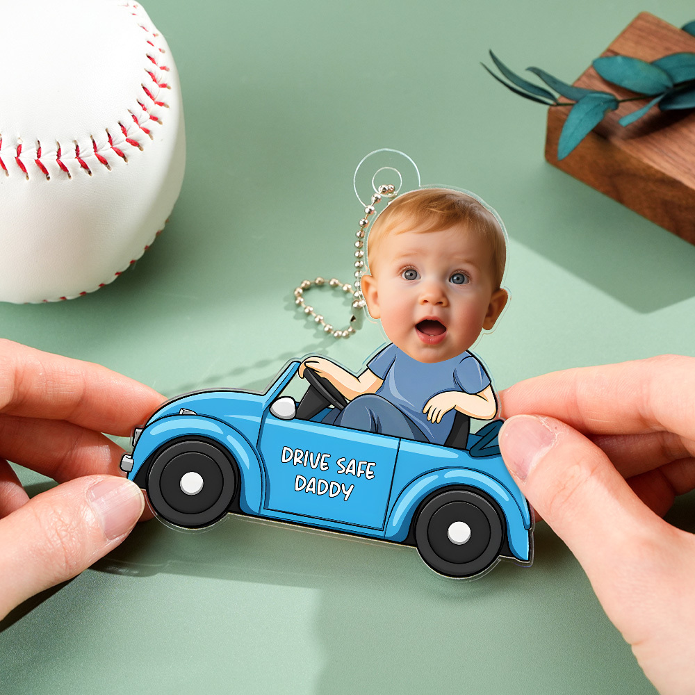 Custom Photo A Baby Makes Love Stronger - Family Personalized Custom Car Ornament - Acrylic Custom Shaped - Gift For Family Members - MyFaceUnderwearAU