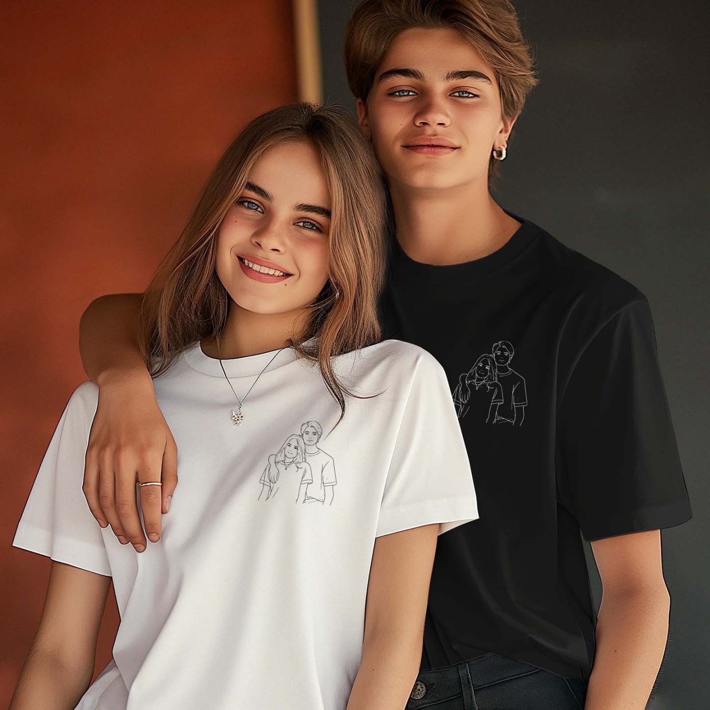 Custom Shirt Personalized Photo T-Shirt for Dad Personalized T-shirt Custom Dad Portrait Shirt Gift for Husband Fathers Day Gifts - MyFaceBoxer