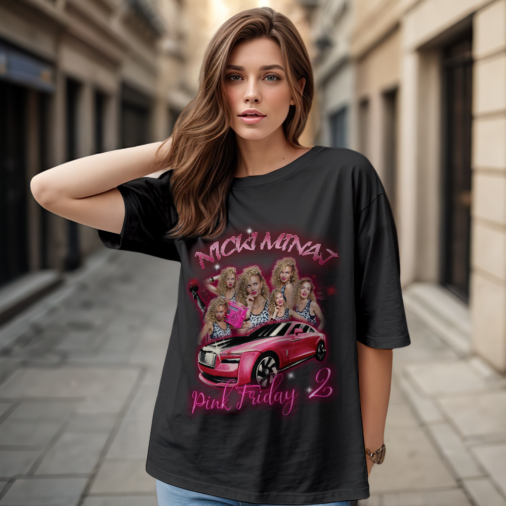 Custom Photo Vintage Tee Personalized Name T-shirt for Men Unique 90s Vintage Shirts - MyFaceUnderwearAU
