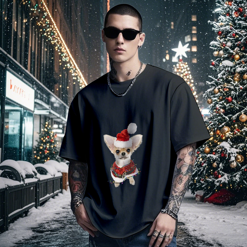 Personalized Photo Vintage T-shirts Christmas Theme T-shirt Lantern Vintage T-Shirt - MyFaceUnderwearAU