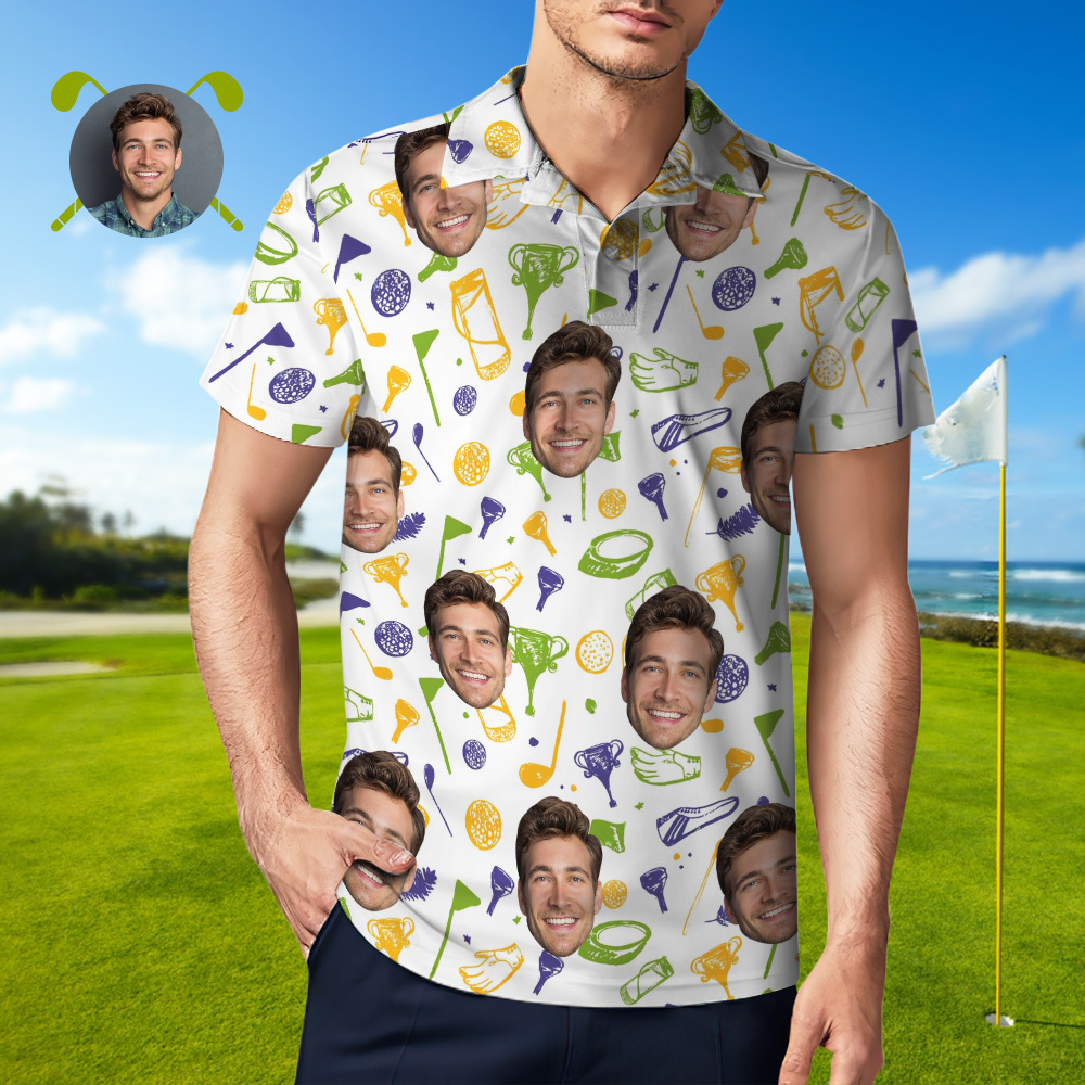 Custom Face Polo The Corpse Golf Polo Shirt Men's Polo Shirt Party Gift - MyFaceUnderwearAU