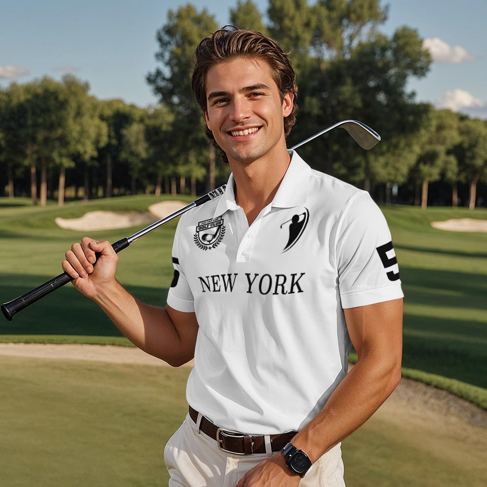 Custom Face Polo Teal Logo Hawaii Palm Trees Performance Golf Polo Shirt Gift - MyFaceUnderwearAU