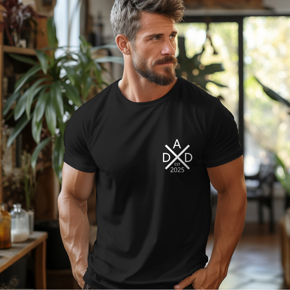 Custom Text T Shirt Personalized Dad Bod Father Funny T Shirt Fathers Day Gift - MyFaceUnderwearAU