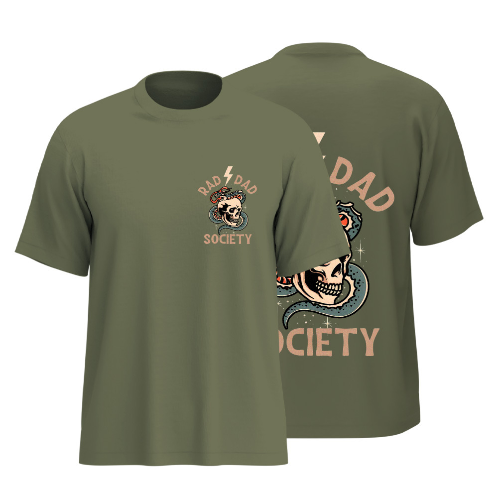 Rad Dad Society T-Shirt, Cool Dad Club, Dad Life Tee, First Fathers Day Present, Dad of Girls, Papa Of Boys, Gift For Husband, Daddy T-shirt