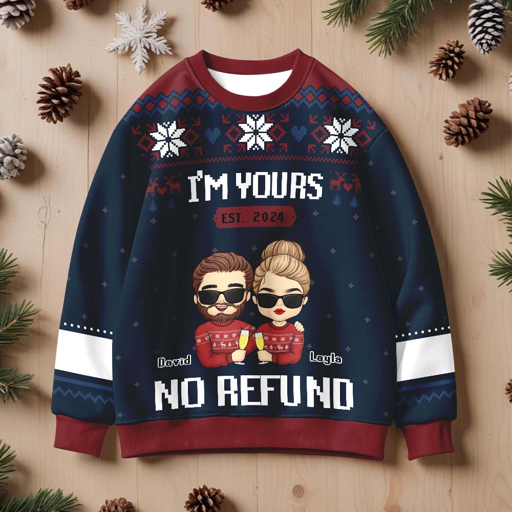 Custom Chrismas Round Neck Sweatshirt Personalized Crewneck Sweatshirts Xmas Gifts - MyFaceUnderwearAU