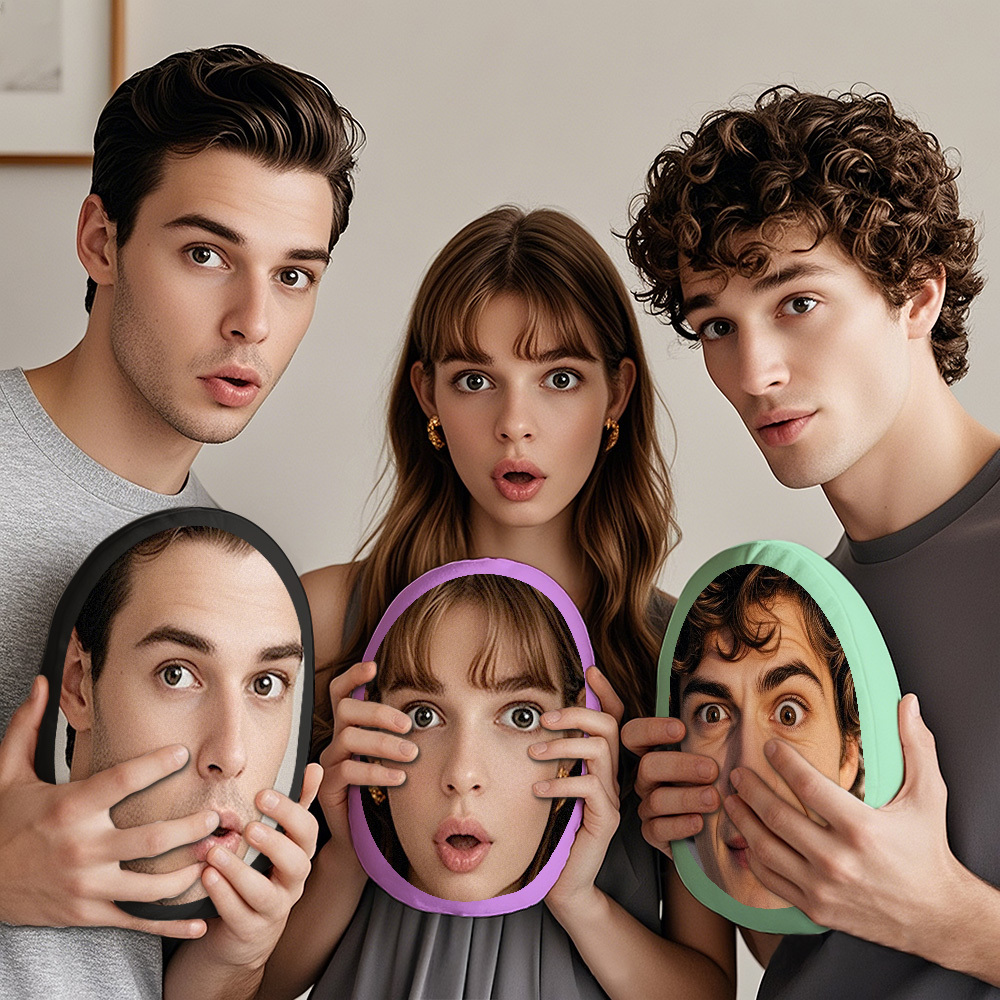 Custom Double Sided Mush Cush Big Face Pillow Funny Face Pillow - MyFaceUnderwearAU