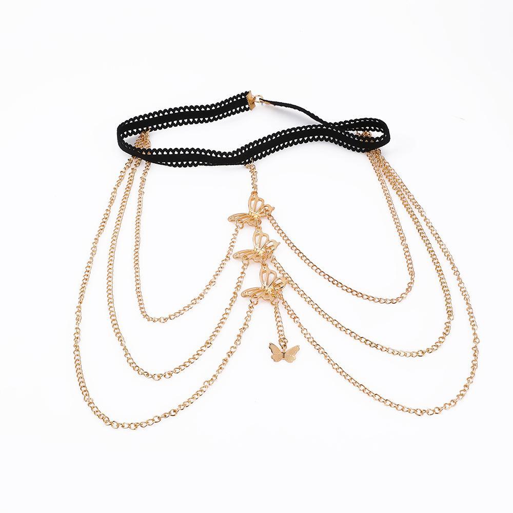Gothic Leg Chains Body Jewelry A Dark and Edgy Accessory to Elevate Your Outfit - MyFaceUnderwearAU